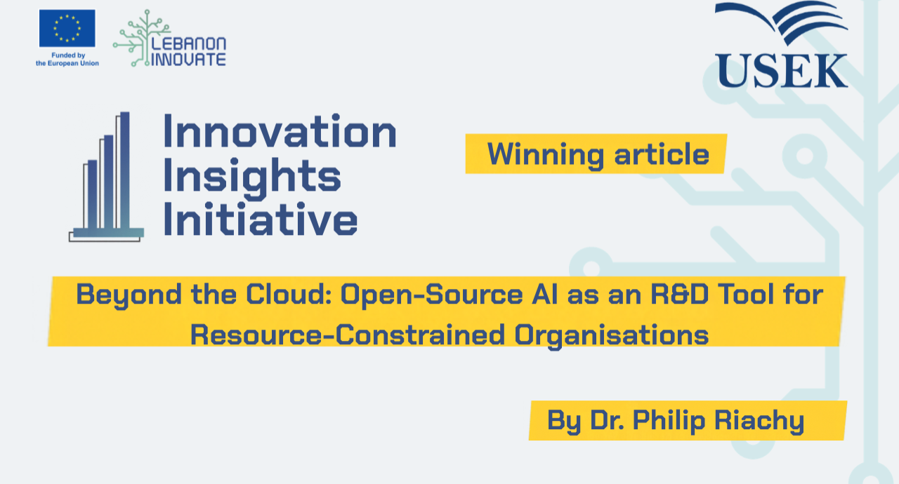 Beyond the Cloud: Open-Source AI as an R&D Tool for Resource-Constrained Organisations